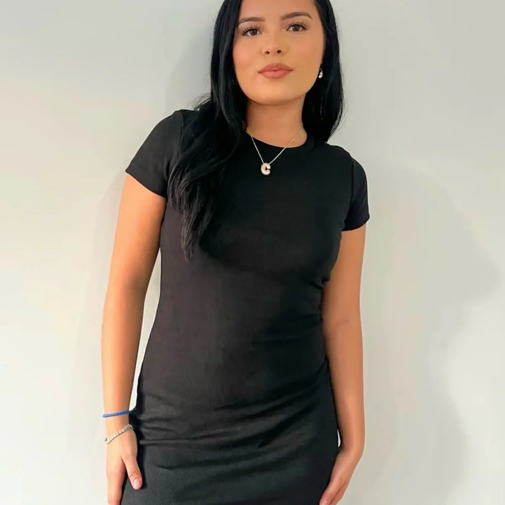 Black Short Sleeve Dress - Picture 1 of 1
